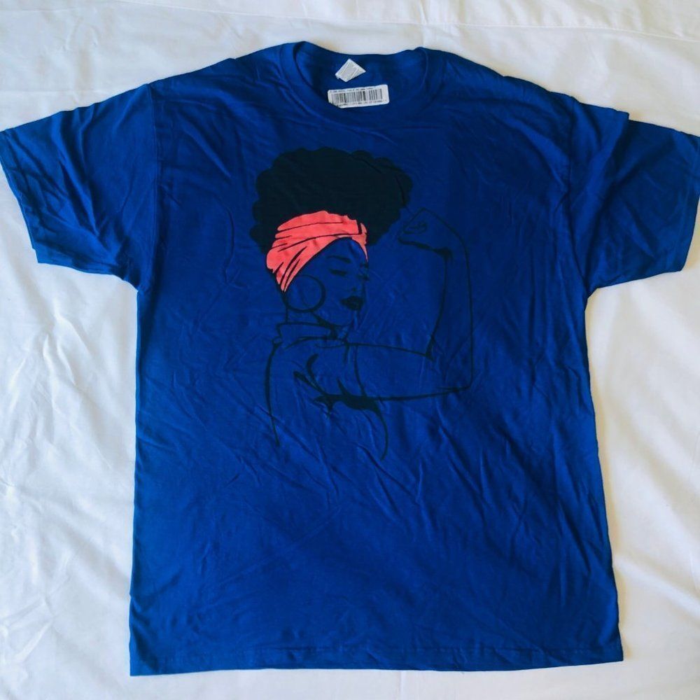 Brand New African American Rosie T-Shirt Size L Fruit Of The Loom 100% Cotton No